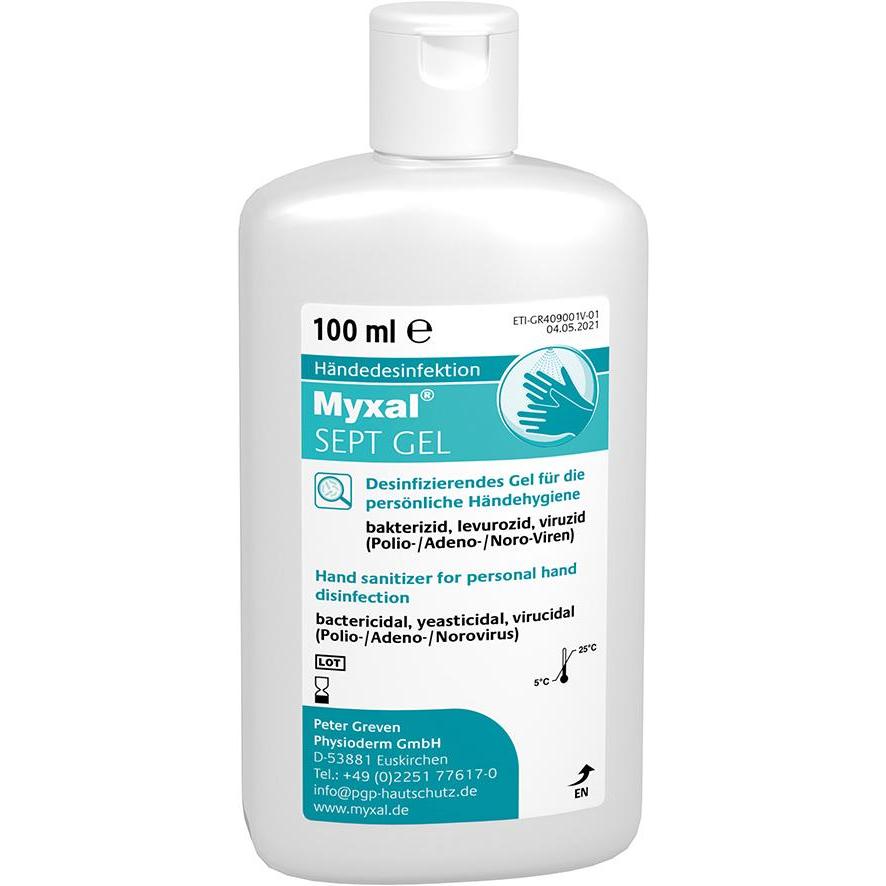 PGP, Desinfektionsmittel, Handdesinfektionsgel MYXAL SEPT GEL 100 100 ml (100 ml)