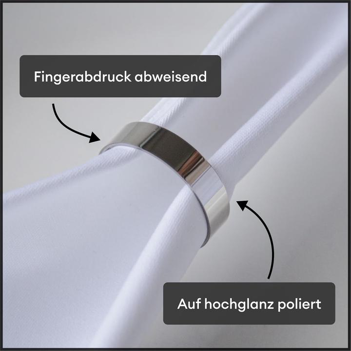 Produktbild JF.kitchen 6er-Set Serviettenringe (6x)