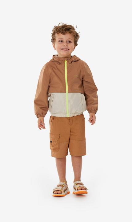 Produktbild Quechua Wanderjacke MH500 Kinder wasserdicht Gr. 92–122 braun (116)