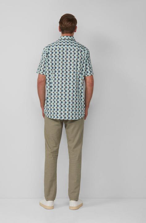 Image du produit S.Oliver Hemd Regular Fit: Gemustertes Kurzarmhemd aus Baumwollstretch (XXL)