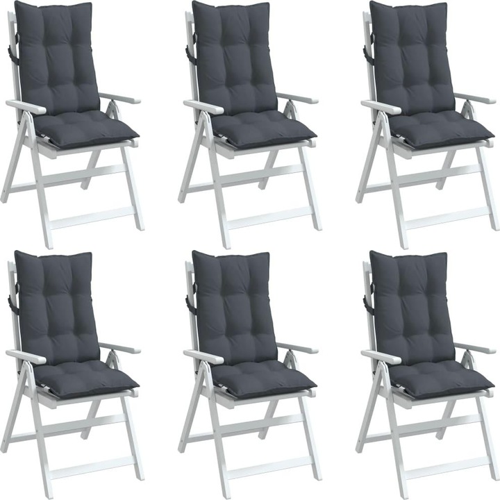 Productafbeelding VidaXL Hoge rugkussens 6 stuks. Oxford stof (120 x 50 x 7 cm)