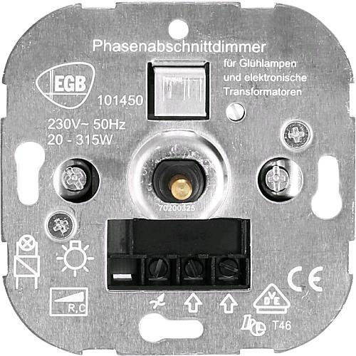 Actual product image EGB Dimmer pressure change 20315VA 4mm shaft electronic transformers