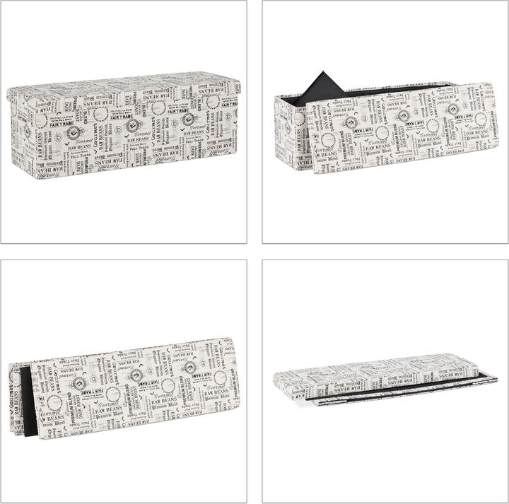 Image du produit Relaxdays Coffre-de-rangement (114 cm)