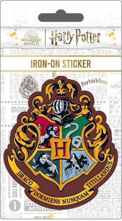 Produktbild Aufkleber zum Aufbügeln Hogwarts Wappen (1 x)