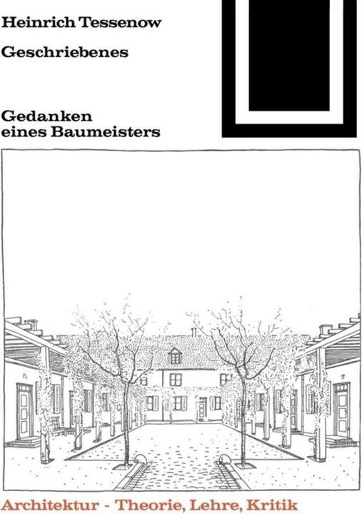 Produktbild Geschriebenes (Deutsch, Heinrich Tessenow, 1982)