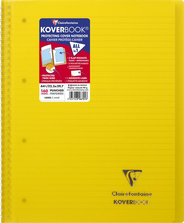 Actual product image Clairefontaine Koverbook (A4+, Lined, Hardcover)