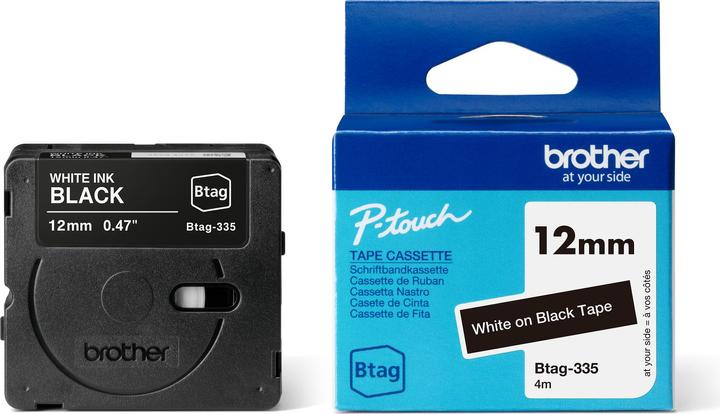 Image du produit Brother BTAG335 (1.20 cm, Blanc, Noir)