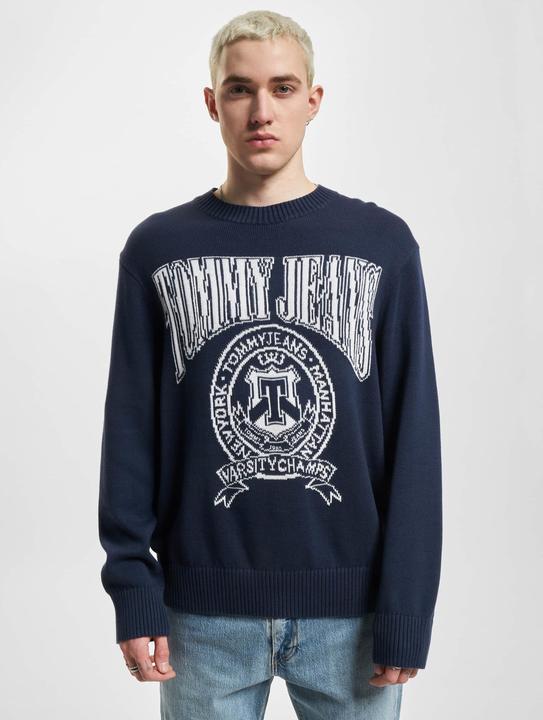 Image du produit Tommy Hilfiger Tommy Jeans Relaxed Varsity Jacquard Knit Sweater - 88647 (M)