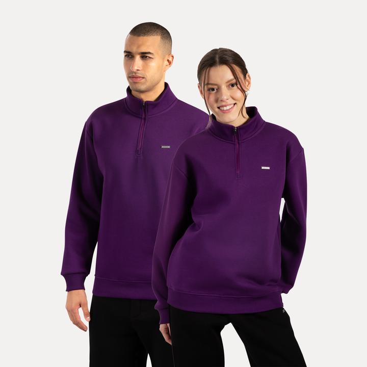 Produktbild Smilodox Unisex Half Zip Sweatshirt Jago (L, M)