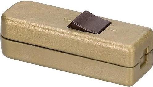 Produktbild interBär Schnurschalter Gold 1 x Aus/Ei