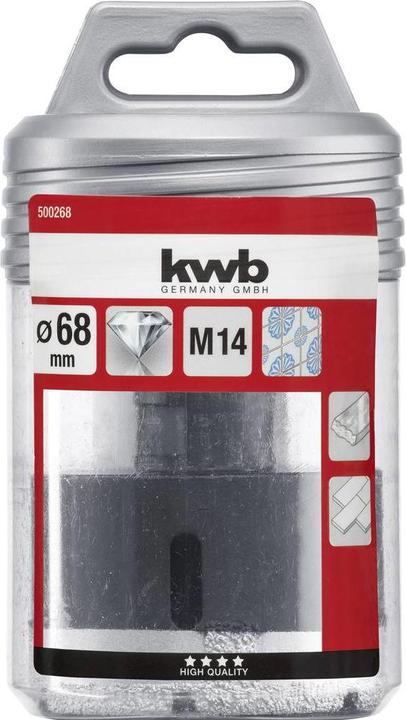 Produktbild kwb Fliesenbohrer (68 Millimeter)
