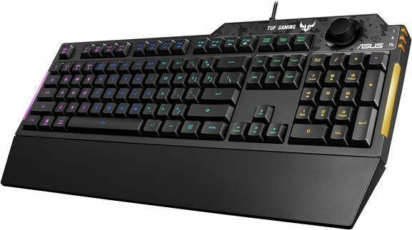 Actual product image ASUS Tas TUF K1 Gaming Keyboard french. Layout (IT, Cable)