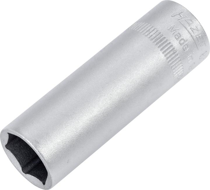 Actual product image HAZET Socket ∙ hexagon 850LG-12 ∙ Square, hollow 6.3 mm (1/4 inch) ∙ Outside hexagon traction profi… (12 mm)