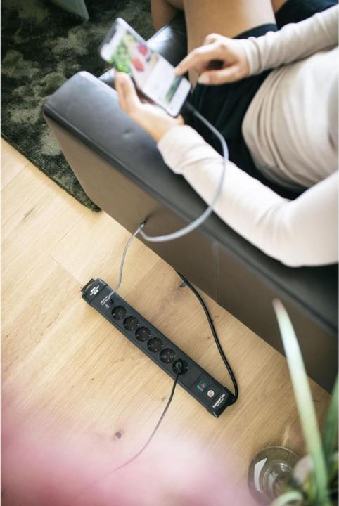 Actual product image Brennenstuhl Premium Line (8 x, USB-A, CEE 7/3, 3 m)