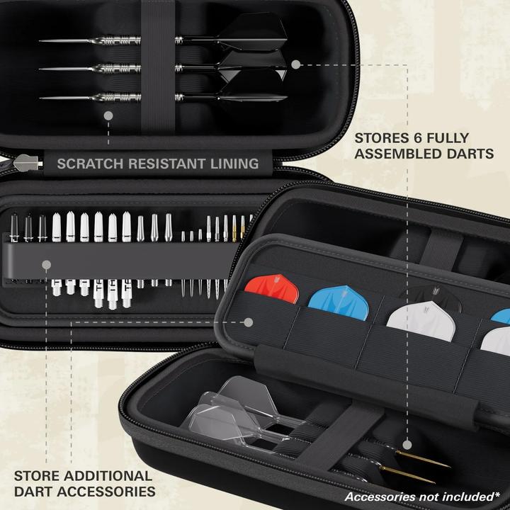 Actual product image Target Darttasche Boa Case, Black/Black
