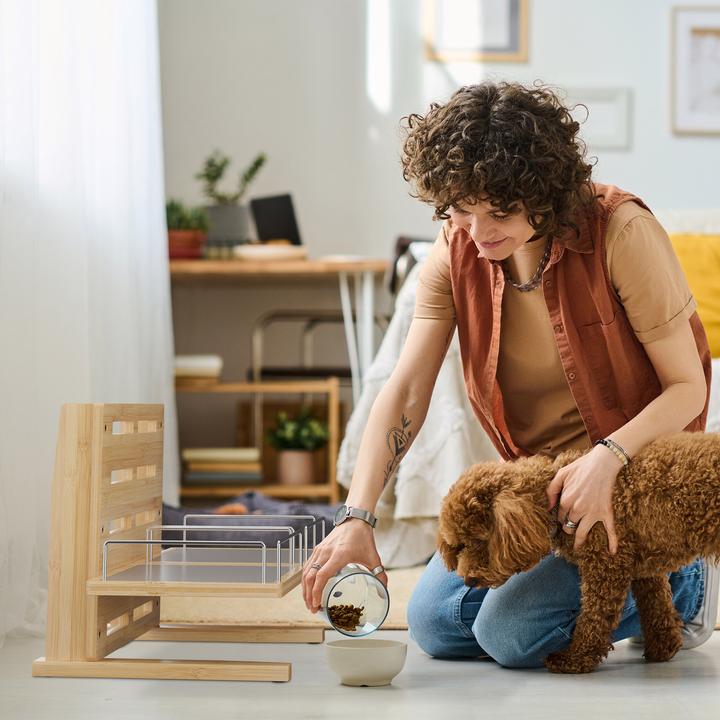 Image du produit Relaxdays Hunde-Futterstation (1 l)