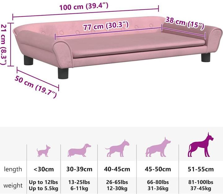 Actual product image vidaXL Hundebett (Dog)
