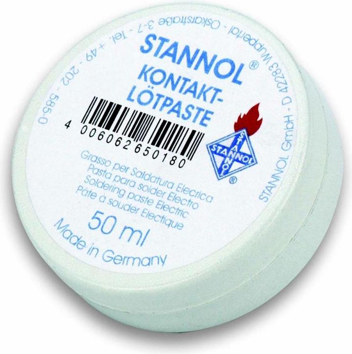 Actual product image Cimco Contact soldering paste, DIN EN 29454-1 1.1.2.C, 50 gcan
