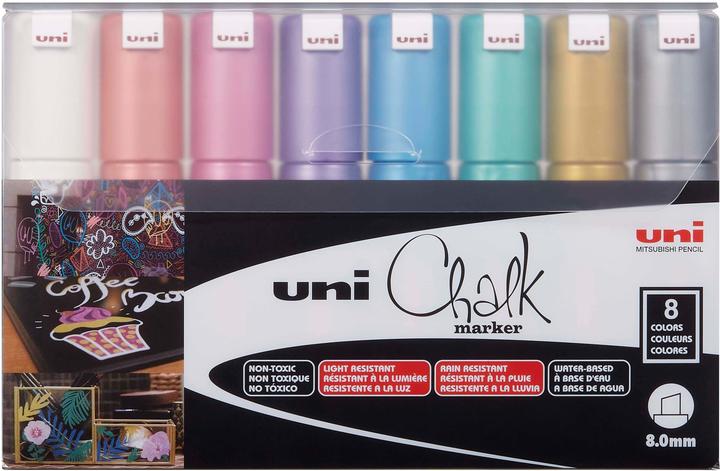 Image du produit Uni-ball Marqueur à craie CHALK 8 mm 8 pièces (8x)