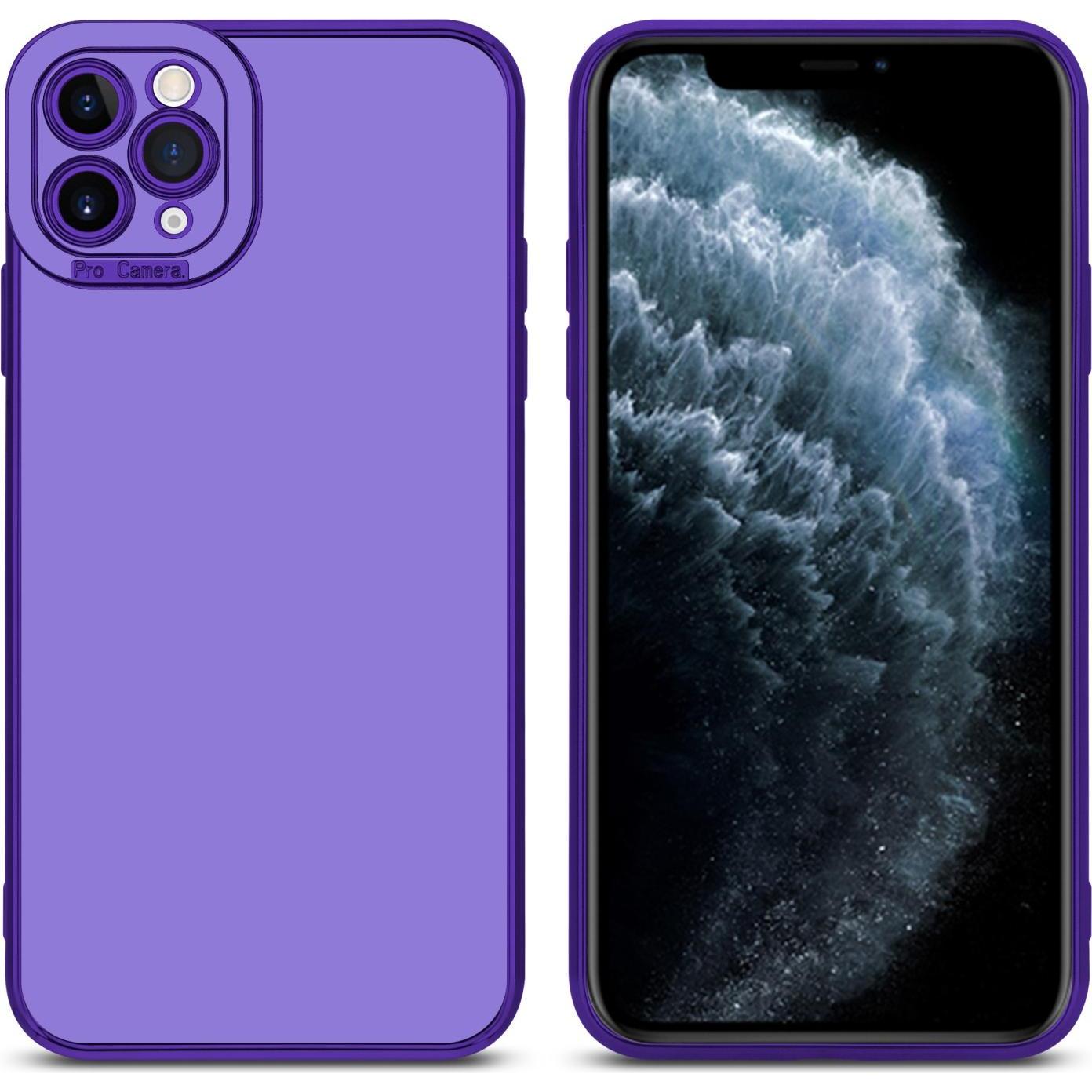 Thumbnail - Cadorabo TPU Hülle mit Kameraschutz für Apple iPhone 11 PRO MAX (Apple iPhone 11 Pro Max), Smartphone Hülle, Violett
