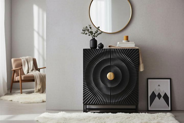 Image du produit SIT Möbel Black Smooth (75 x 35 x 90 cm)