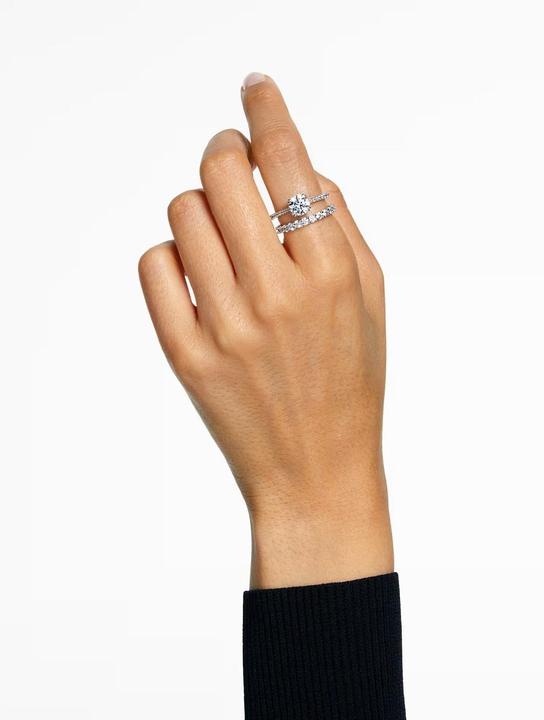 Produktbild Swarovski Constella Princess Ring Set Silber (55)