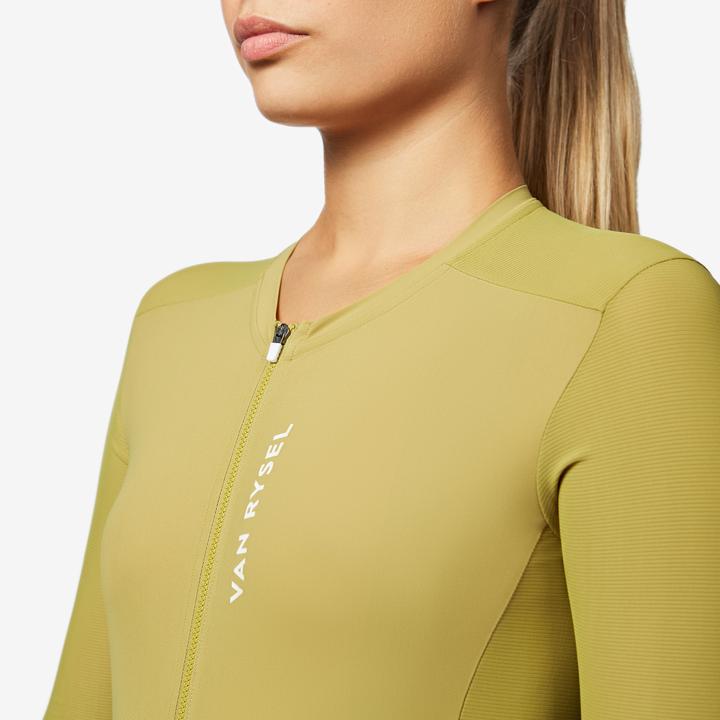 Image du produit Van rysel Maillot de vélo route manches courtes été unisexe - racer 2 khaki (XL)