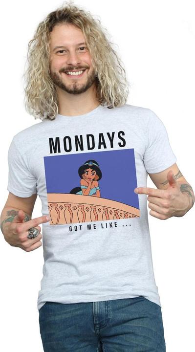 Produktbild Disney Princess Jasmine Mondays Got Me Like TShirt (M)