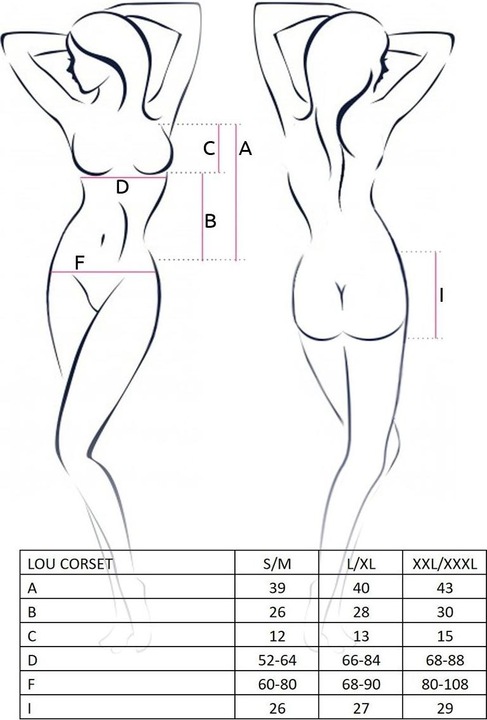 Actual product image Avanua Lou" corset (L)