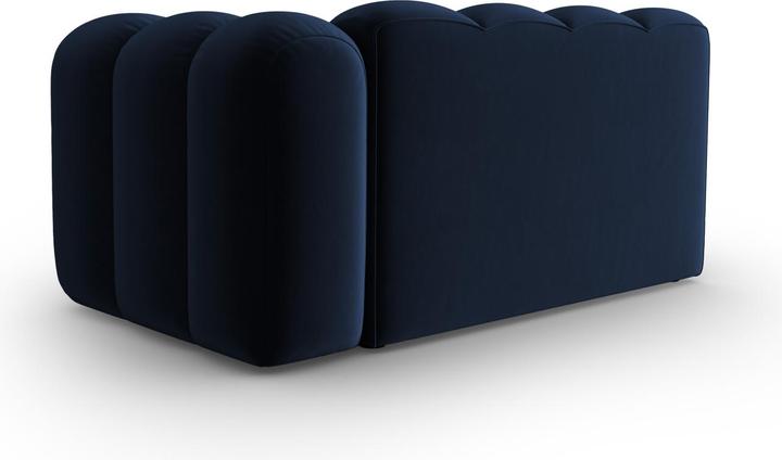 Actual product image Micadoni Velvet Right Modular Sofa, "Lupine", 2 Seats, 145x95x70Made in Europe (2 person sofa)