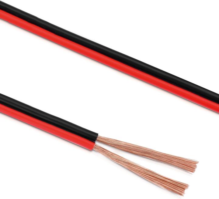 Purelink sonero Lautsprecherkabel 2x4,0mm², CCA 20,0m, rot/schwarz (20 m, 4 mm²)
