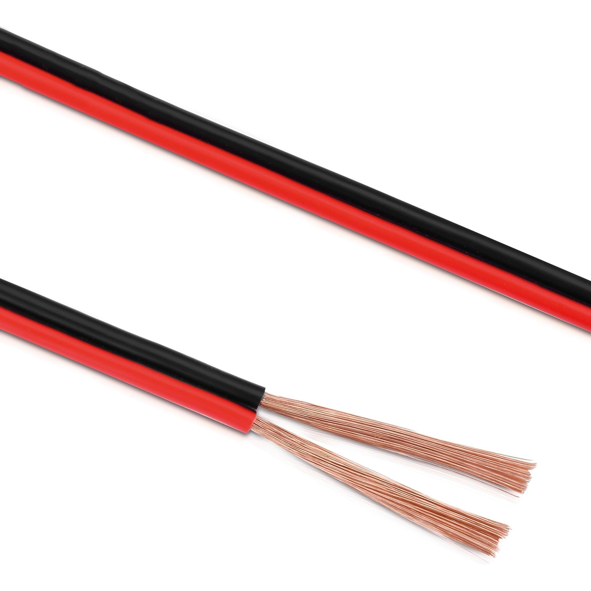 Sonero 30 Metri CCA Cavo Per Altoparlanti 2x4.00mm&sup2;, Colore: Rosso/nero