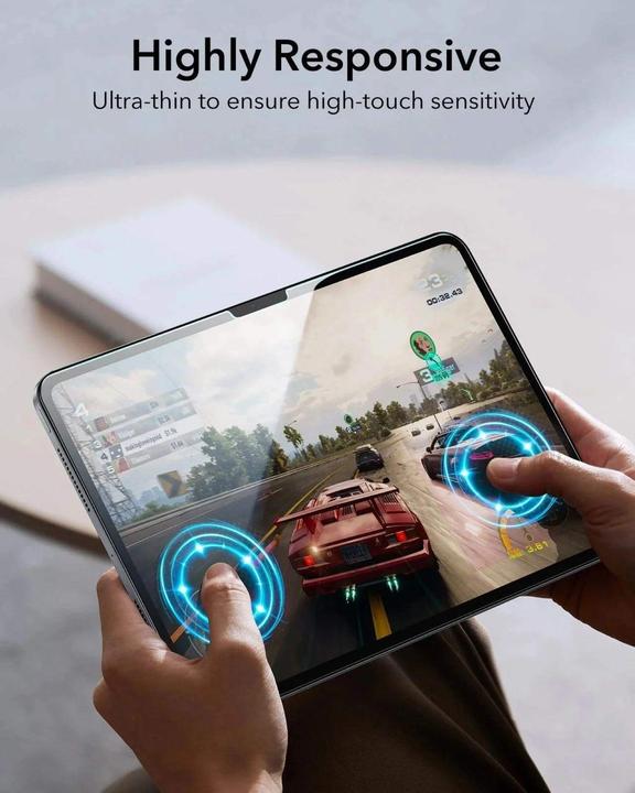 Image du produit ESR ULTRAFIT TEMPERED GLASS 2-PAKET FÜR IPAD PRO 13” 7 / 8 / 2024-2025 KLAR (2 pcs, Apple iPad Pro 13 2024, Apple iPad Pro 13 2025)