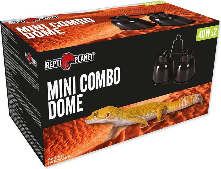 Produktbild Repti Planet Reflektorlampe Mini Combo Dome 2 x 40 W (UVB, UVA)
