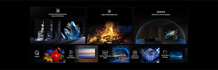 Actual product image TCL 55C6K (55", Mini-LED, 4K, 2025)