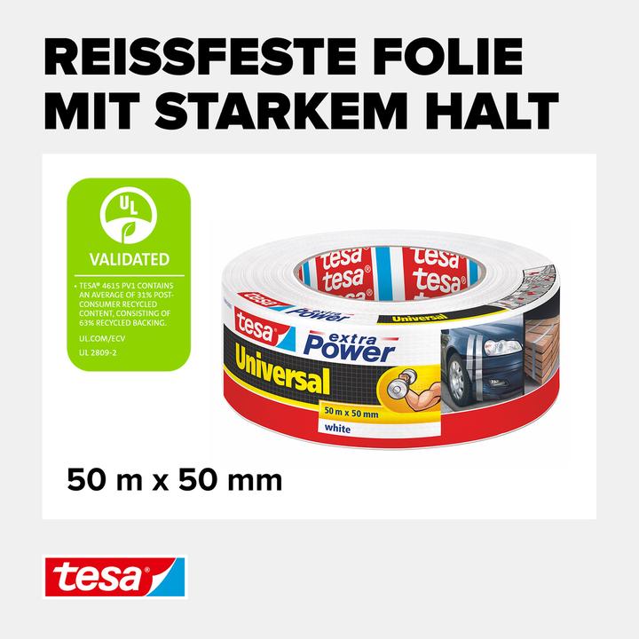 Produktbild tesa EXTRA POWER UNIVERSAL Gewebeband, gewebeverstärktes Ductape (50 mm)