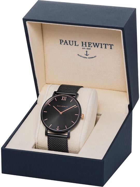Immagine prodotto Paul Hewitt Linea Sailor Black Sunray (Orologio da polso analogico, 39 mm)