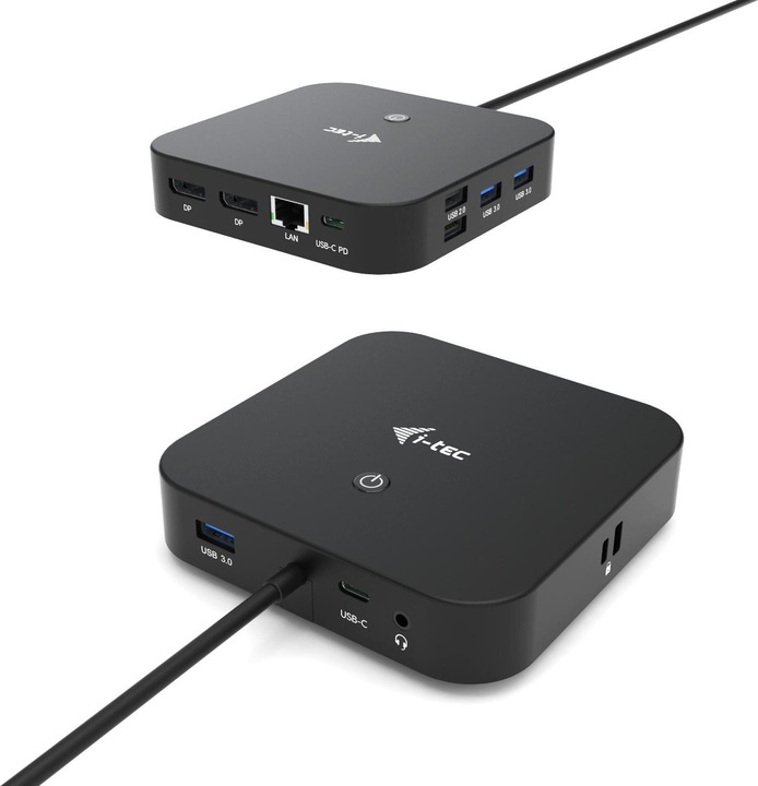 Produktbild i-tec Dual Display - Ohne Netzteil (USB-C, 3 Ports)