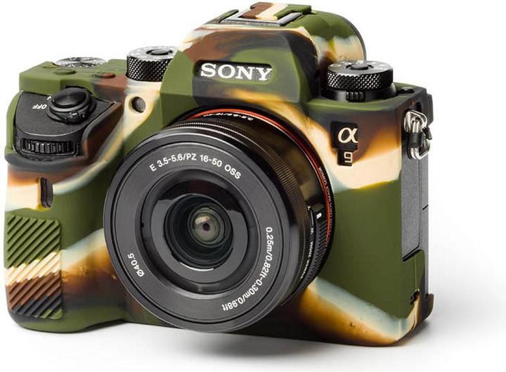 easyCover Siliconen beschermer camouflage voor Sony Alpha 9/ A7III/ A7RIII (Mouw, Sony Alpha 9 III)