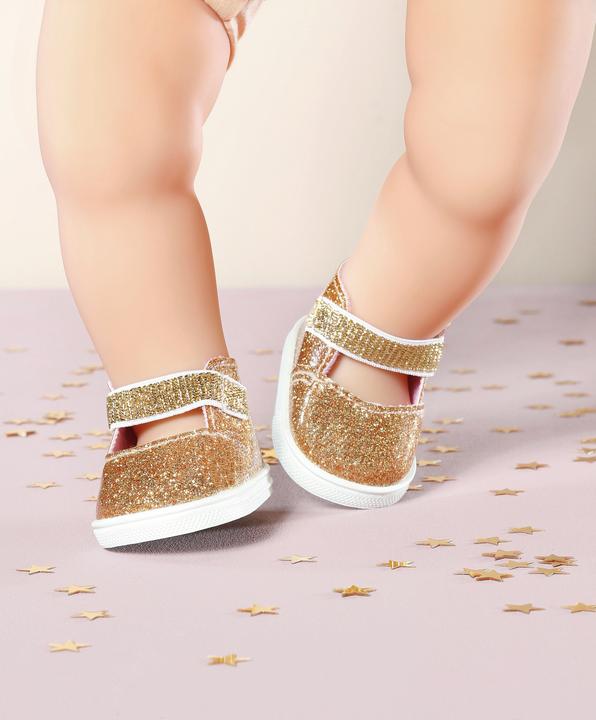 Actual product image Baby Annabell Shoes Gold 43cm