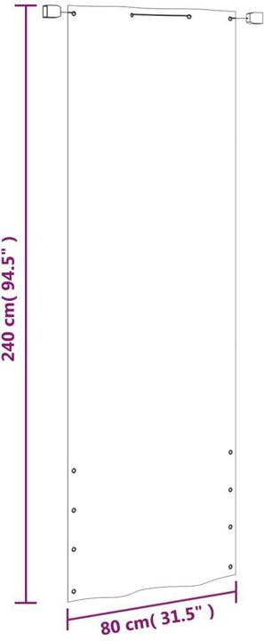 Produktbild vidaXL Balkonsichtschutz (240 cm)