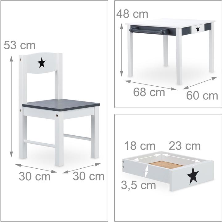 Produktbild Relaxdays Star (Kindertisch)