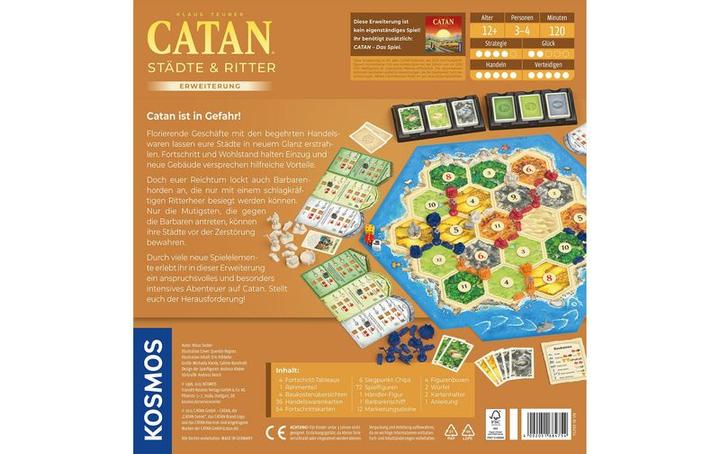 Produktbild Kosmos CATAN - Städte & Ritter (Deutsch, 3 - 4 Spieler)