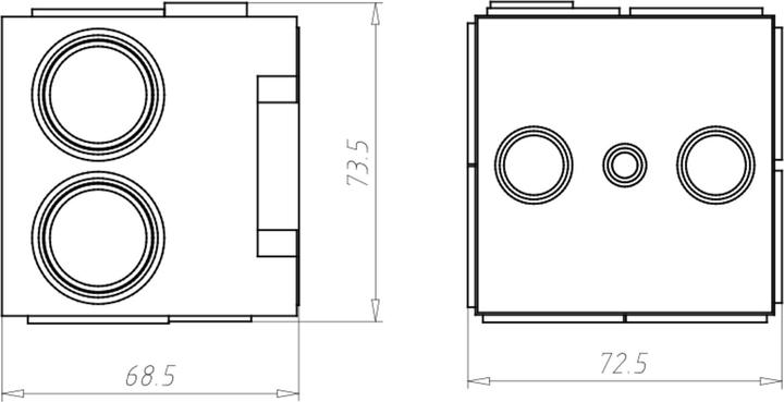 Actual product image Kaiser Junction box