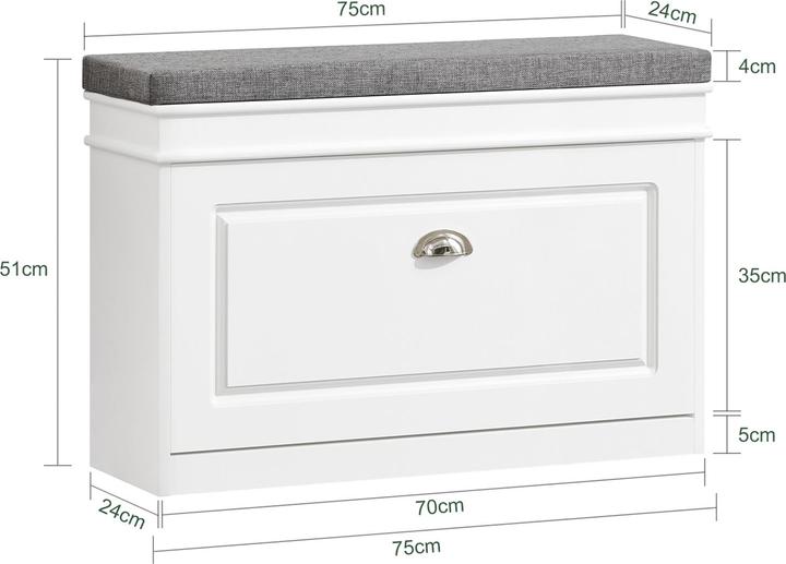 Produktbild SoBuy Ricardo (75 x 51 x 24 cm)