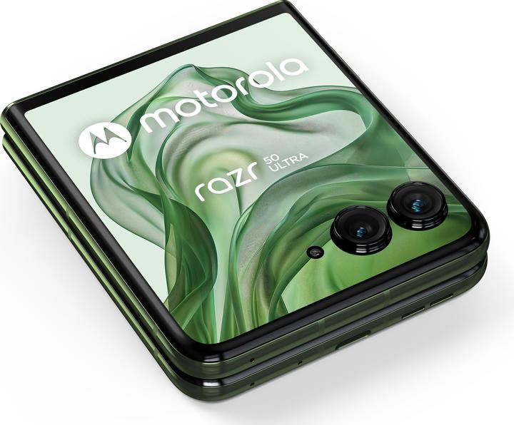 Actual product image Motorola Razr 50 Ultra 5G 12Gb 512Gb (512 GB, Spring Green, 6.90", Dual SIM, 50 Mpx, 5G)