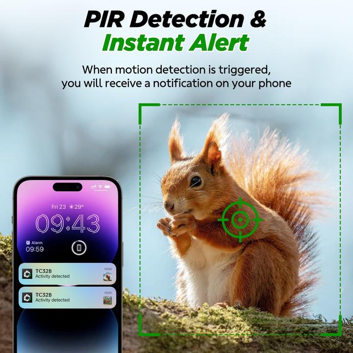 Produktbild Voopeak Wildkamera mit App & Nachtsicht