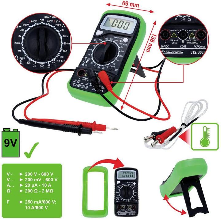 Image du produit KS Tools Hand-Multimeter