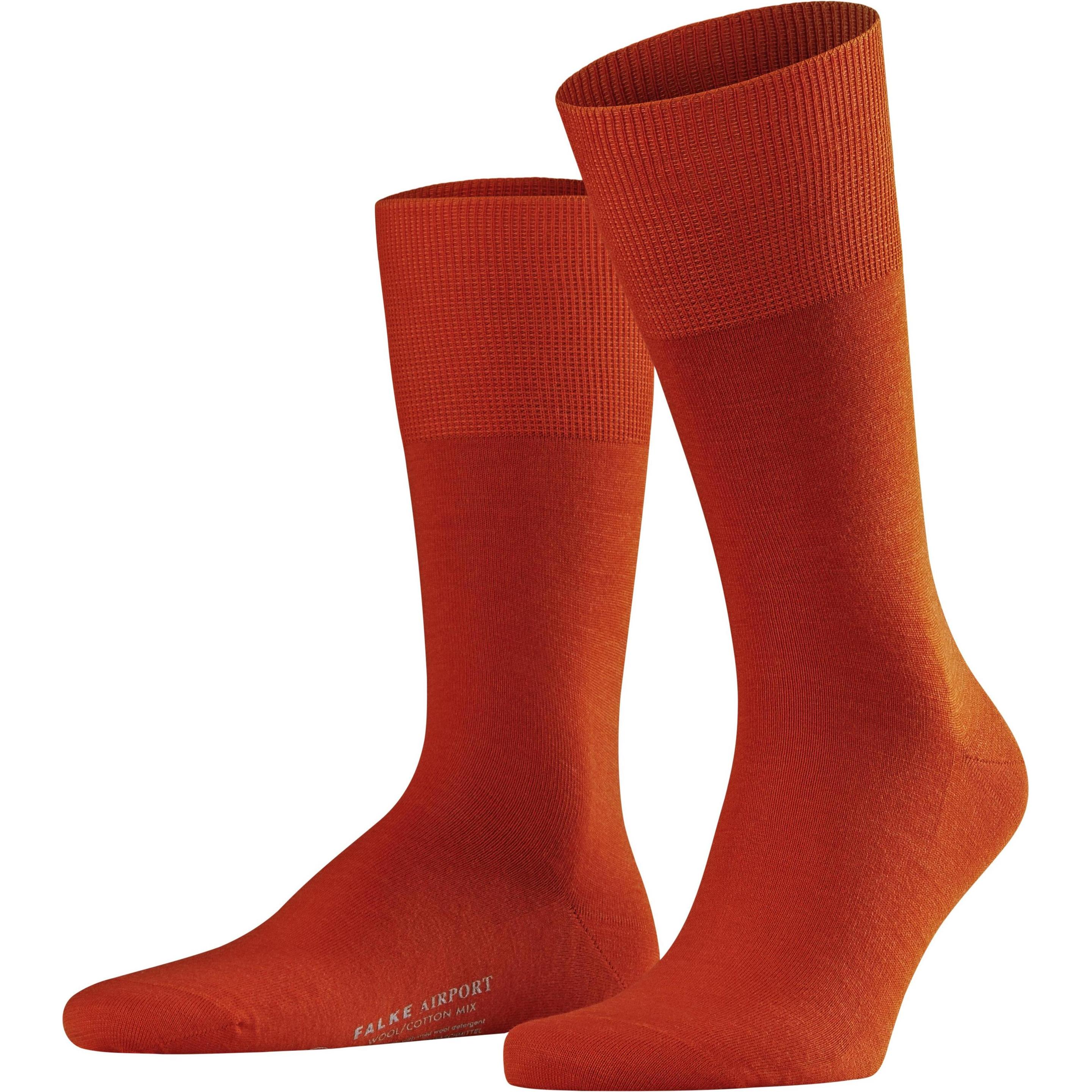 Falke, Herren, Socken, Airport SO, Orange, (Einzelpack, 39 - 40)