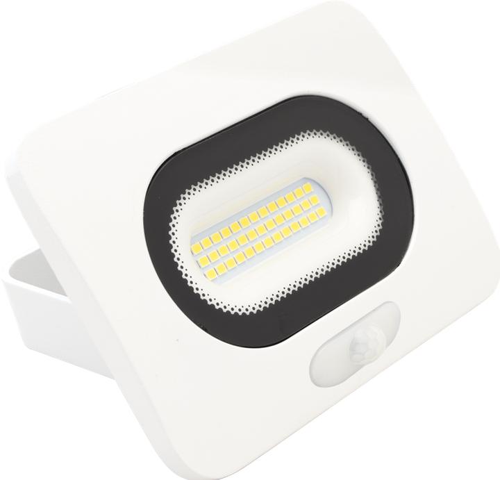 Produktbild Tracon SMD LED Flutlichtstrahler mit Bewegungsmelder (800 lm, IP65)